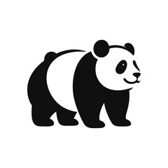 Black and White Panda Art - Eco-Friendly Wildlife Design © PaletteGuru