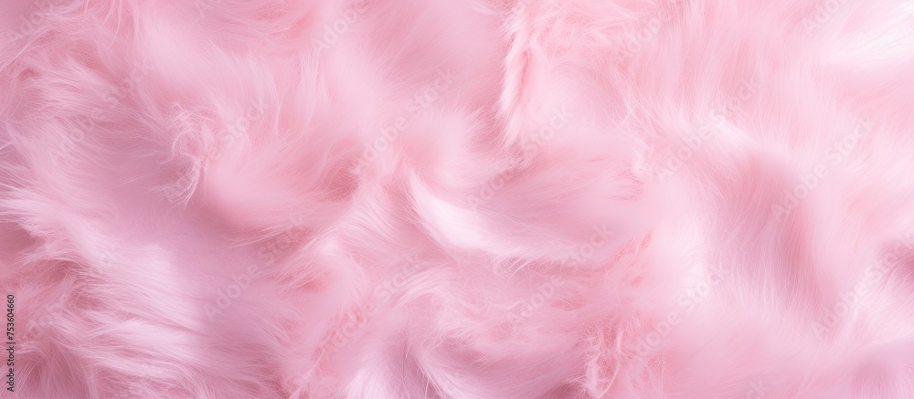 Poster elegant pink feathers background with soft fluffy texture for creative design projects