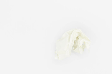 Old white paper texture or background for design with copy space for text or image