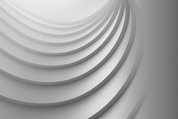 Obraz premium Abstract desktop background white and grey elegant minimal curves 