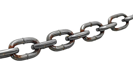 Obraz premium Chain PNG . stainless steel chain isolated. Metal chain PNG. Iron chain. Chrome chain PNG. Chain top view png. chain flat lay png