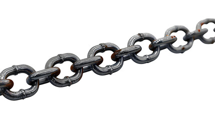 Obraz premium Chain PNG . stainless steel chain isolated. Metal chain PNG. Iron chain. Chrome chain PNG. Chain top view png. chain flat lay png