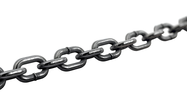 Chain PNG . stainless steel chain isolated. Metal chain PNG. Iron chain. Chrome chain PNG. Chain top view png. chain flat lay png