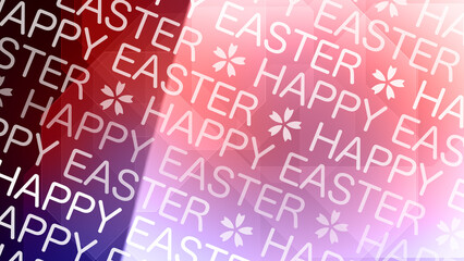 Happy easter text background festive and traditional easter card with creative and symbolic design