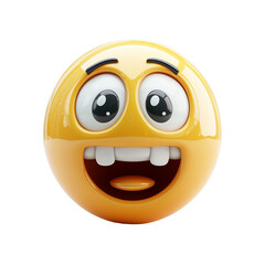 Fototapeta premium smiley face on white