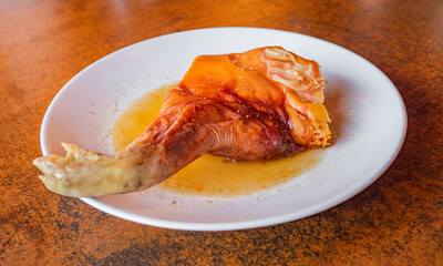 Cochinillo Segoviano, Segovian Traditional Style Roast Suckling Pig, Spanish Cuisine, Spanish Gastronomy, Segovia, Castile and Leon, Spain, Europe