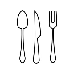 Cutlery icon design template