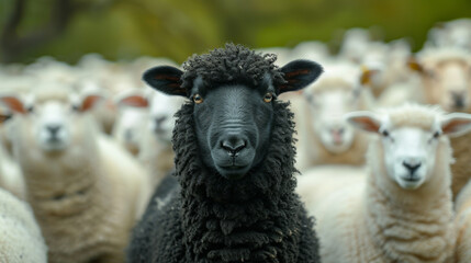 Obraz premium The Odd One Out: A Black Sheep's Story 