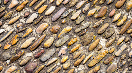 Natural Stone Wall Textured Background Design
