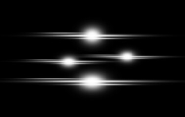 Futuristic transparent light lens flare effect. Vector illustraton