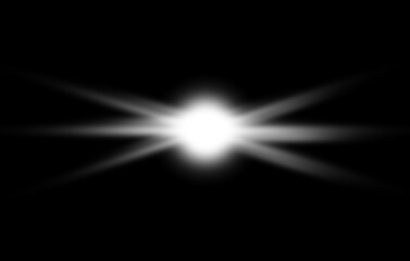 abstract of lighting for background. digital lens flare in dark background