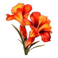 bouquet of red poppies