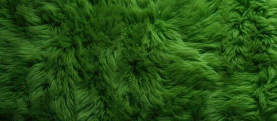 Green wool abstract pattern nature skin soft fluffy texture surface - obrazy, fototapety, plakaty