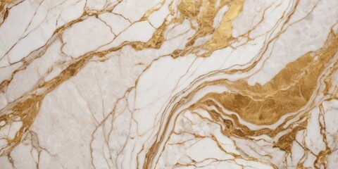 Fototapeta premium Natural White and Gold marble texture for skin tile wallpaper luxurious background. Creative Stone ceramic art wall interiors design.