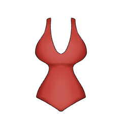 Red bikini