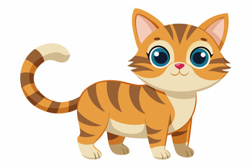 Cute cat vector illustration 