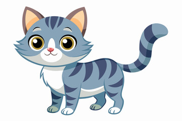 Cute cat vector illustration 