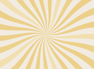 Sun rays Retro vintage style on yellow background, Sunburst Pattern Background. Rays. Summer Banner Vector illustration