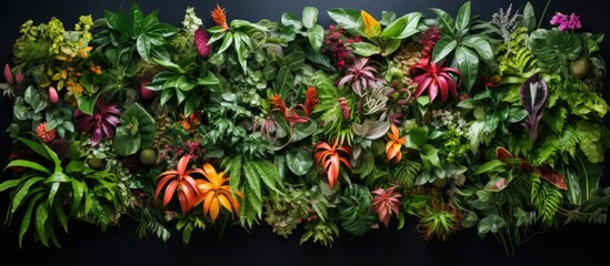 Plant filled wall decor
