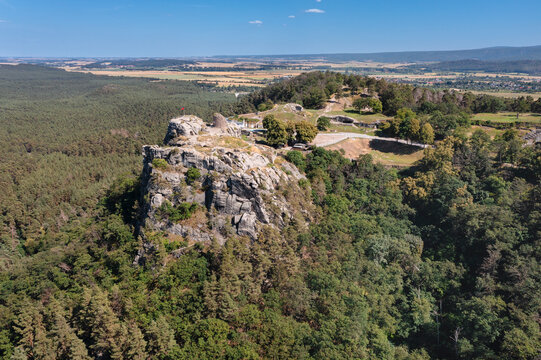 Regenstein Castle ruin near Blankenburg, Harz, Saxony-Anhalt, Germany