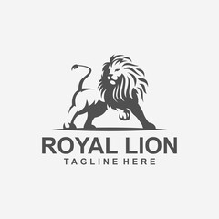 Lion logo with cool style