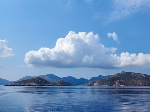 Coast of Tilos Island, Dodecanese
