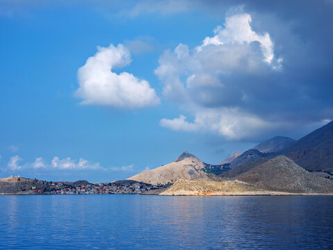 View towards the Halki Island, Dodecanese