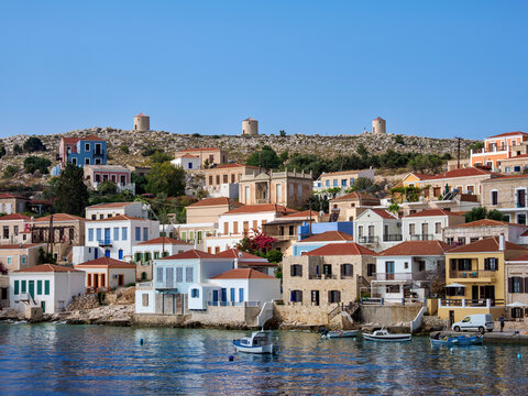 Chalki Village, Emporio, Halki Island, Dodecanese