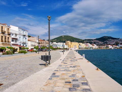 Promenade of Samos Town, Samos Island, North Aegean