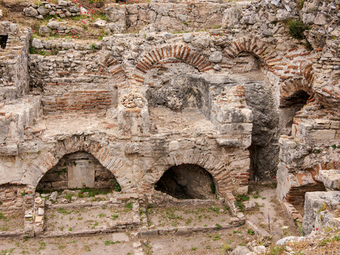Ruins of Ancient Pythagoreion, UNESCO World Heritage Site, Pythagoreio, Samos Island, North Aegean