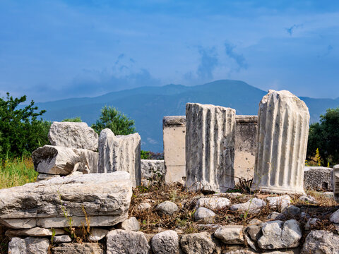 Heraion of Samos, UNESCO World Heritage Site, Ireo, Samos Island, North Aegean