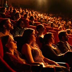 Publikum in Kino oder Theater