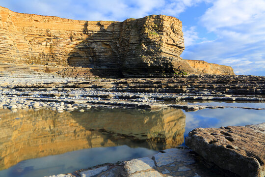 Cliffs at Nash Point, Glamorgan Heritage Coast, South Wales
