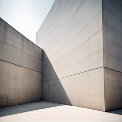 Concrete Wall Texture - Industrial Building Background
