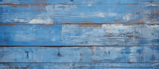 Aging Blue Paint on Boards