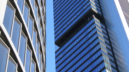 buildings modern architecture skyscraper madrid towers city business financial