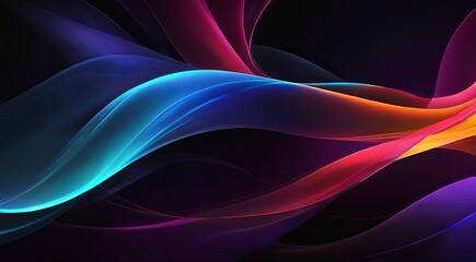 abstract background with waves