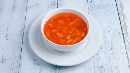 Beans soup bowl
