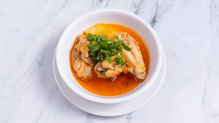 Chicken soup bowl