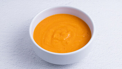 Lentil soup bowl