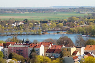 Stadt Brandenburg von oben
