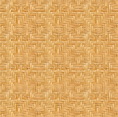 Rattan cane or Cane webbing seamless pattern isolated. Rattan Cane Webbing Background