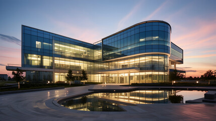 Architectural photography of commercial buildings and corporate headquarters,