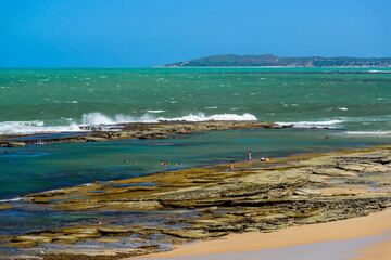 Sibaúma beach, near Natal and Pipa beach, in Tibau do Sul, Rio Grande do Norte, Brazil, on March...