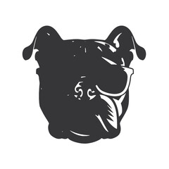 boxer dog  silhouette
