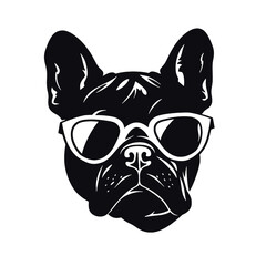 boxer dog  silhouette