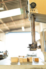 man working in a carpentry shop. Photographs of the work and backgrounds for publications with copy space.