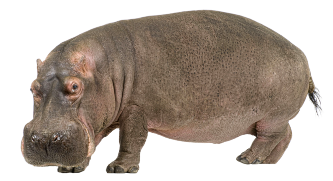 Hippopotamus - Hippopotamus amphibius ( 30 years)