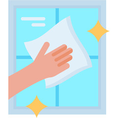 Glass Cleaning Icon