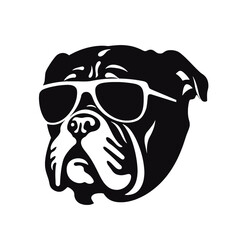  bulldog  silhouette